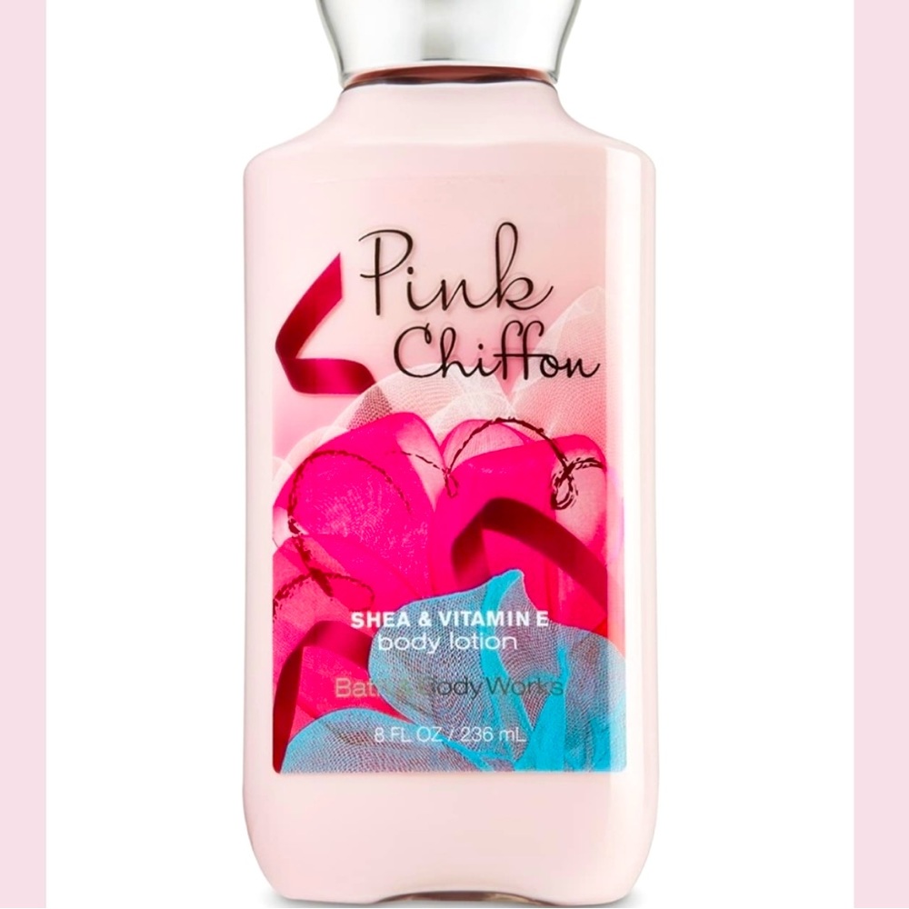 Bath & Body Works Pink Chiffon 8 oz lotion NWT